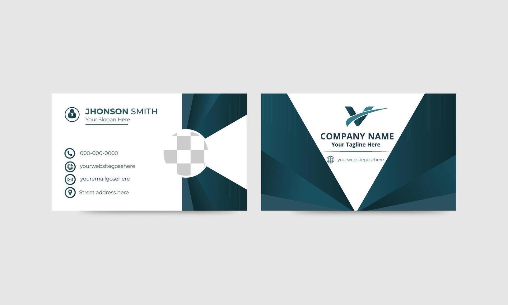 Modern business card template vector