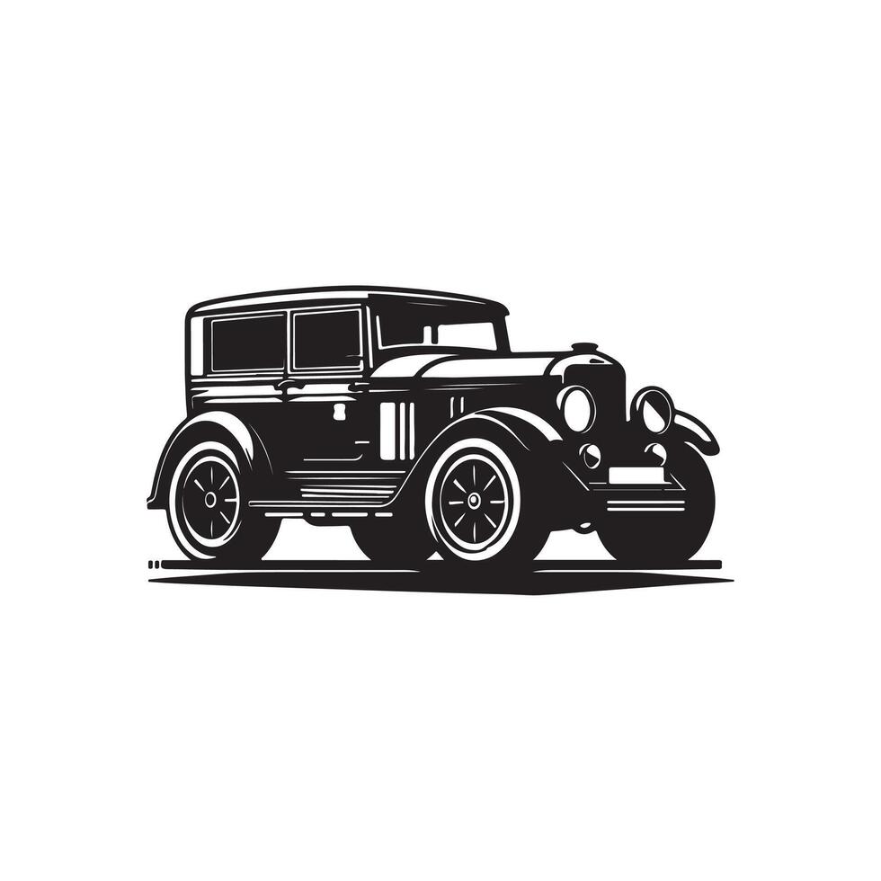 Creative simple Car silhouette Style background vector