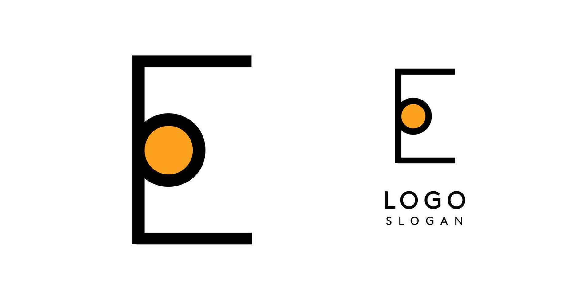 Geometric minimal letter E. Sleek tech logo for innovative branding, real estate, archetecture studio, digital finance, kid toys logo, creative brand. illustration vector