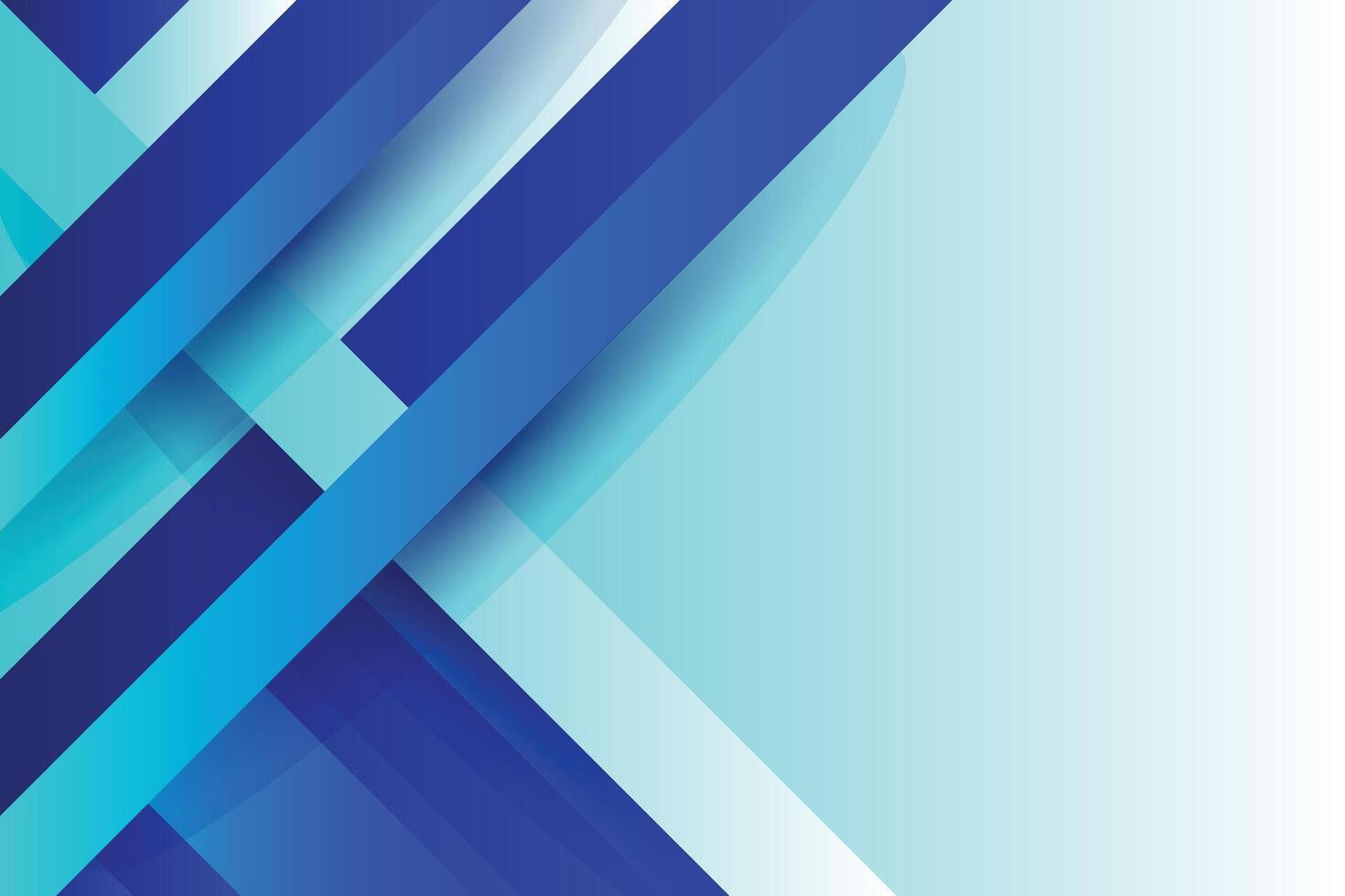 Abstract light and dark blue background template. Modern minimalistic and geometric design template vector