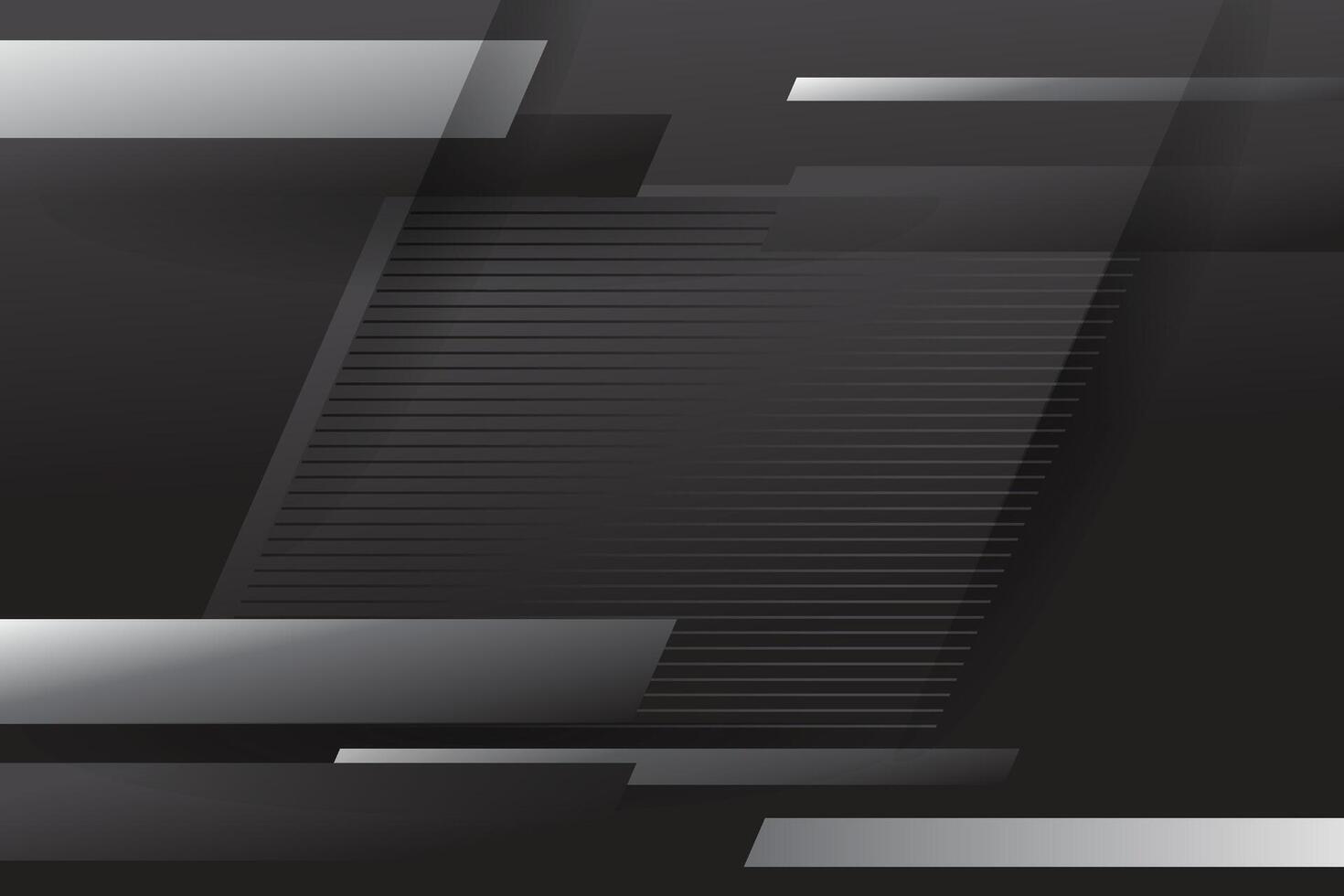 light and dark black color gradient background. Modern minimalistic and geometric design template. vector