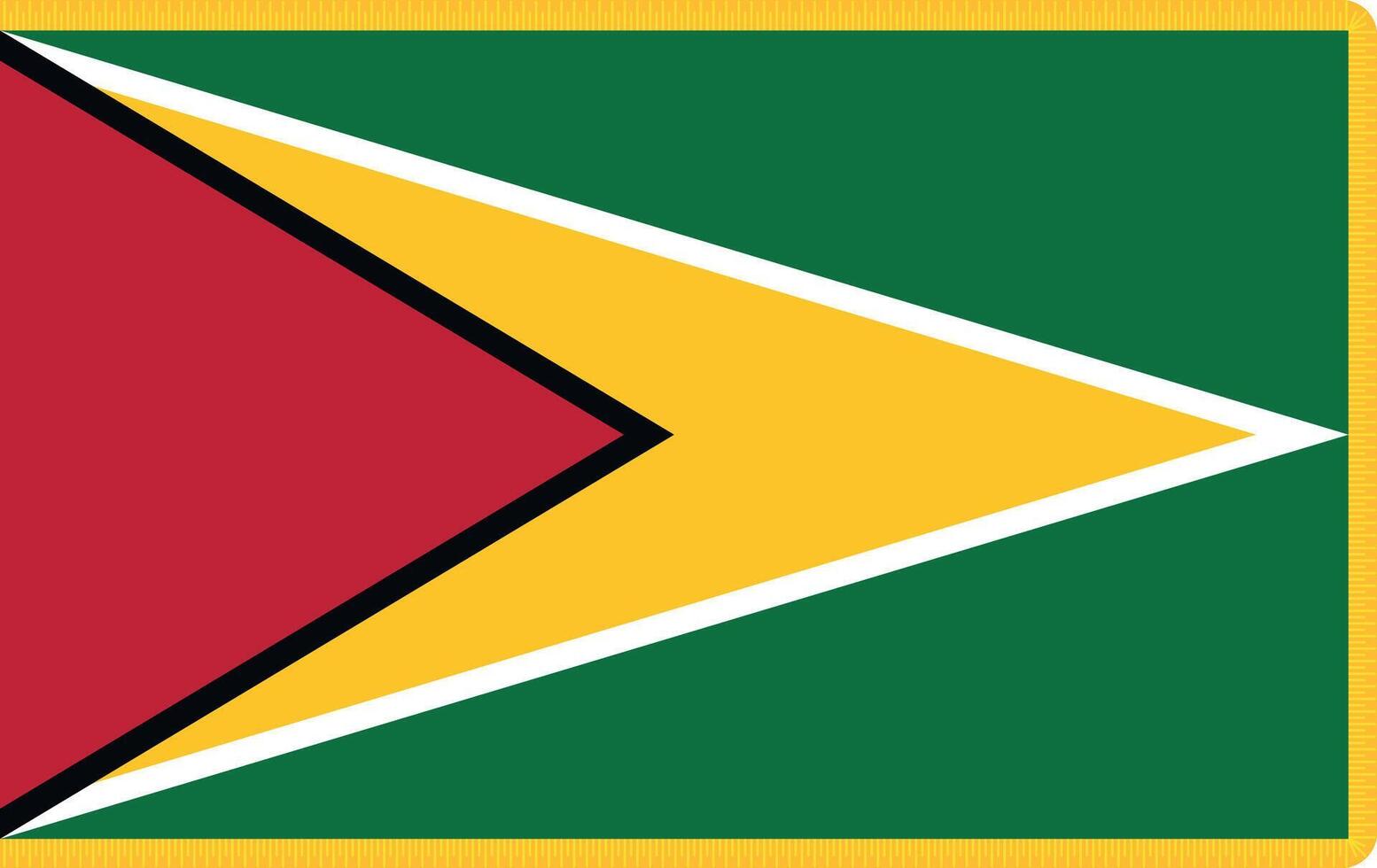 Guyana Flag Illustration vector