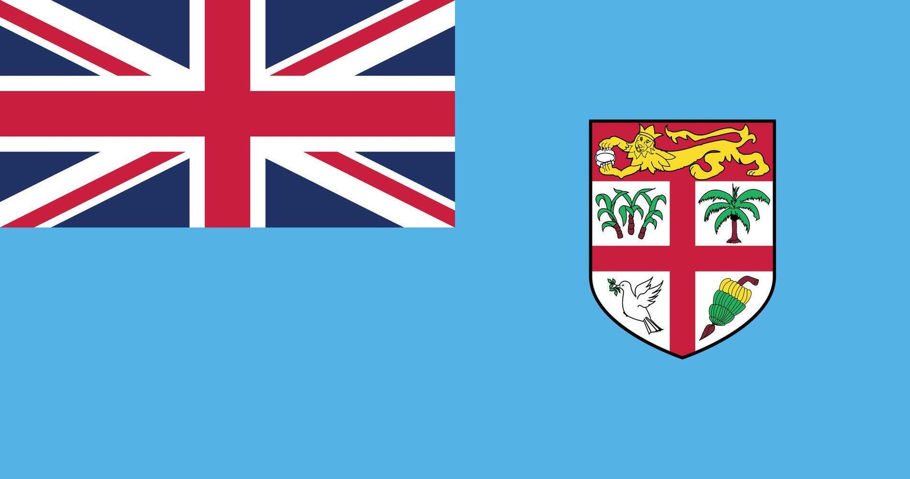 Fiji Flag Illustration vector