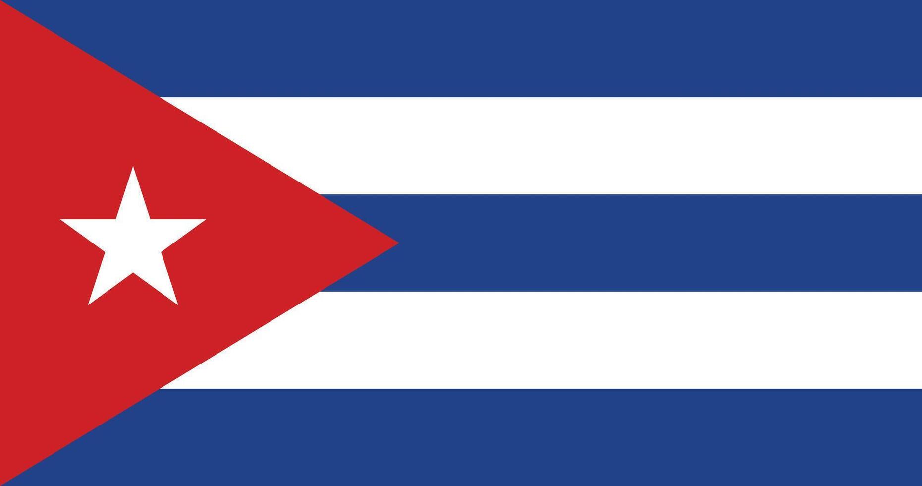 Cuba Flag Illustration vector