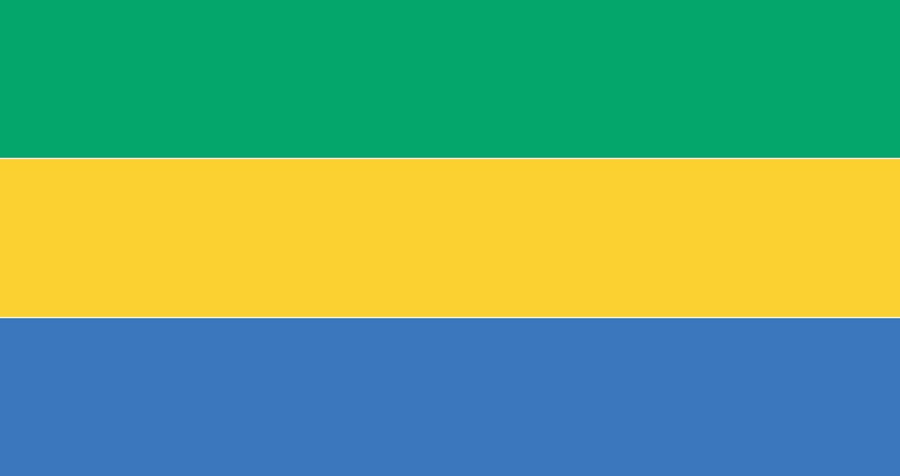 Gabon Flag Illustration vector
