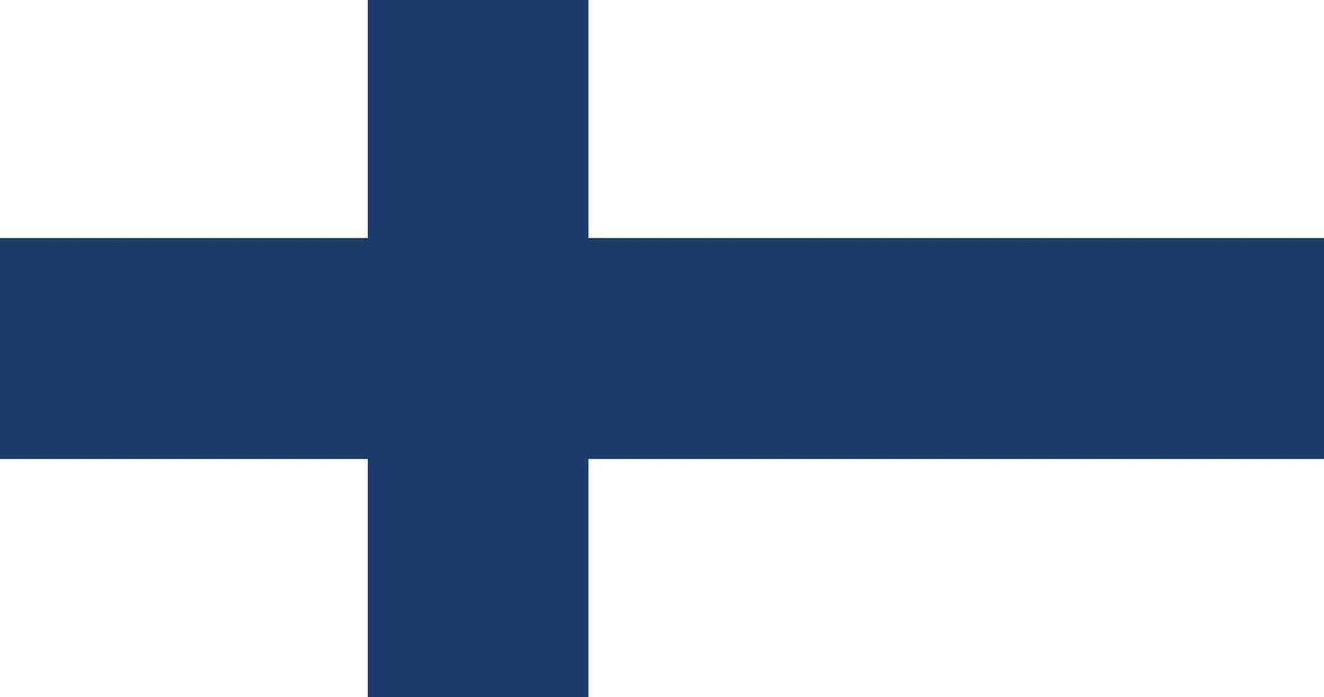 Finland Flag Illustration vector