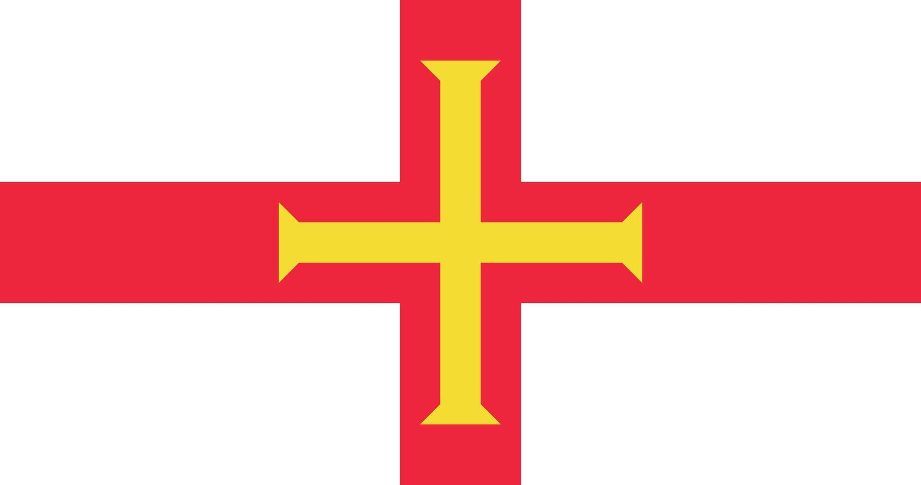 Guernsey Flag Illustration vector