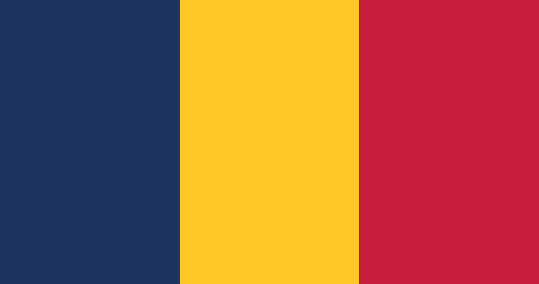 Chad Flag Illustration vector