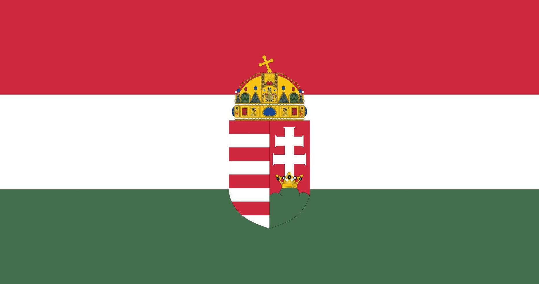Hungary Flag Illustration vector