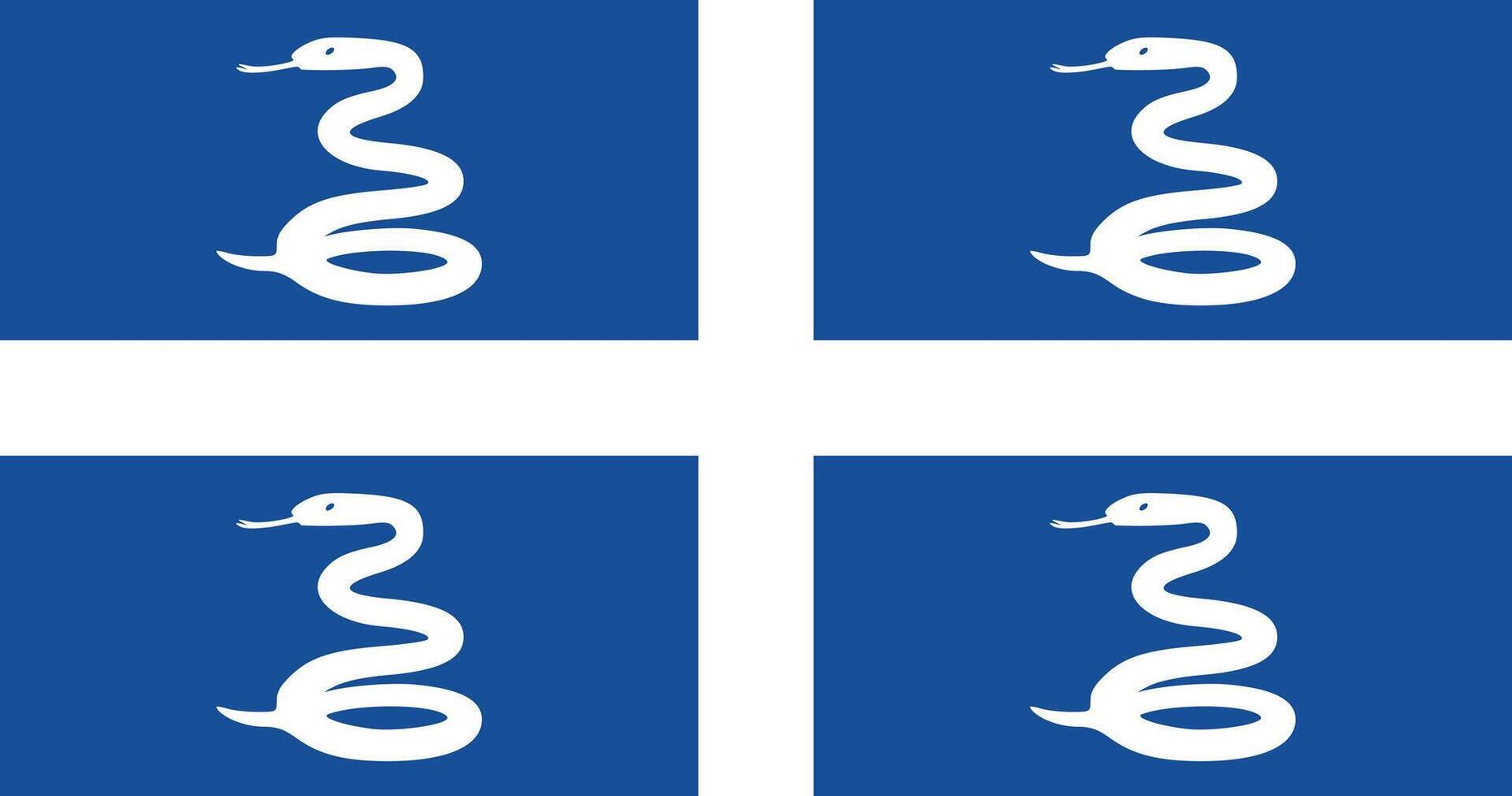 Martinique Flag Illustration vector