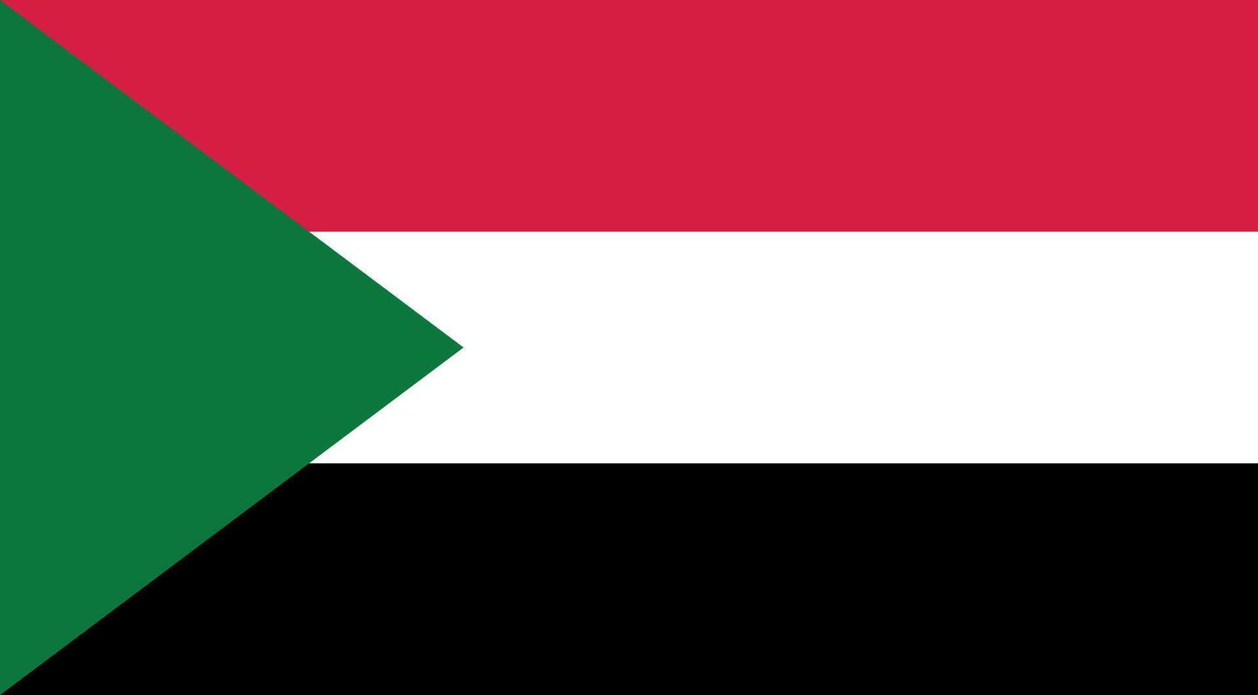 Sudan Flag Illustration vector