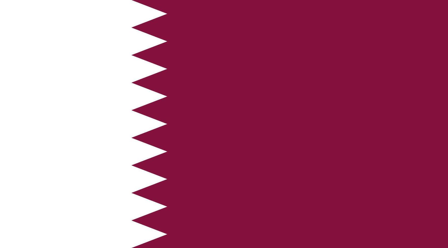 Qatar Flag Illustration vector