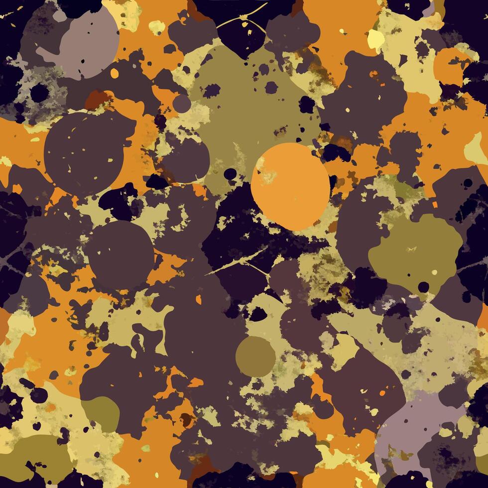 A colorful, abstract pattern with splatters and dots vector