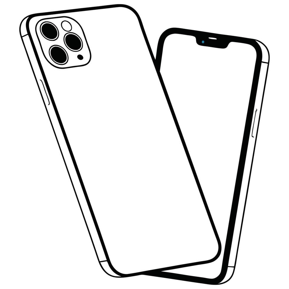 Stunning Smartphone Mockup Templates Available. vector