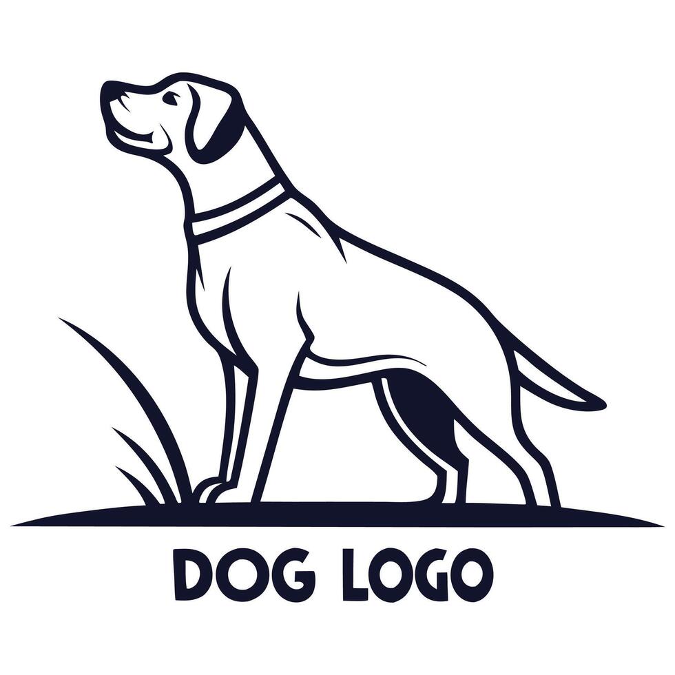 Eye-Catching Dog Logo for Startups. vector