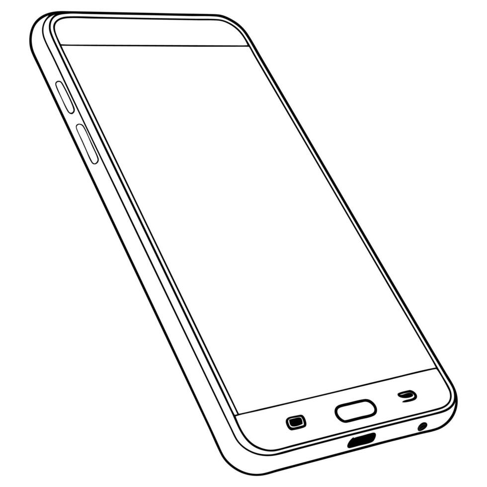 Eye-Catching Smartphone Mockups for Branding. vector