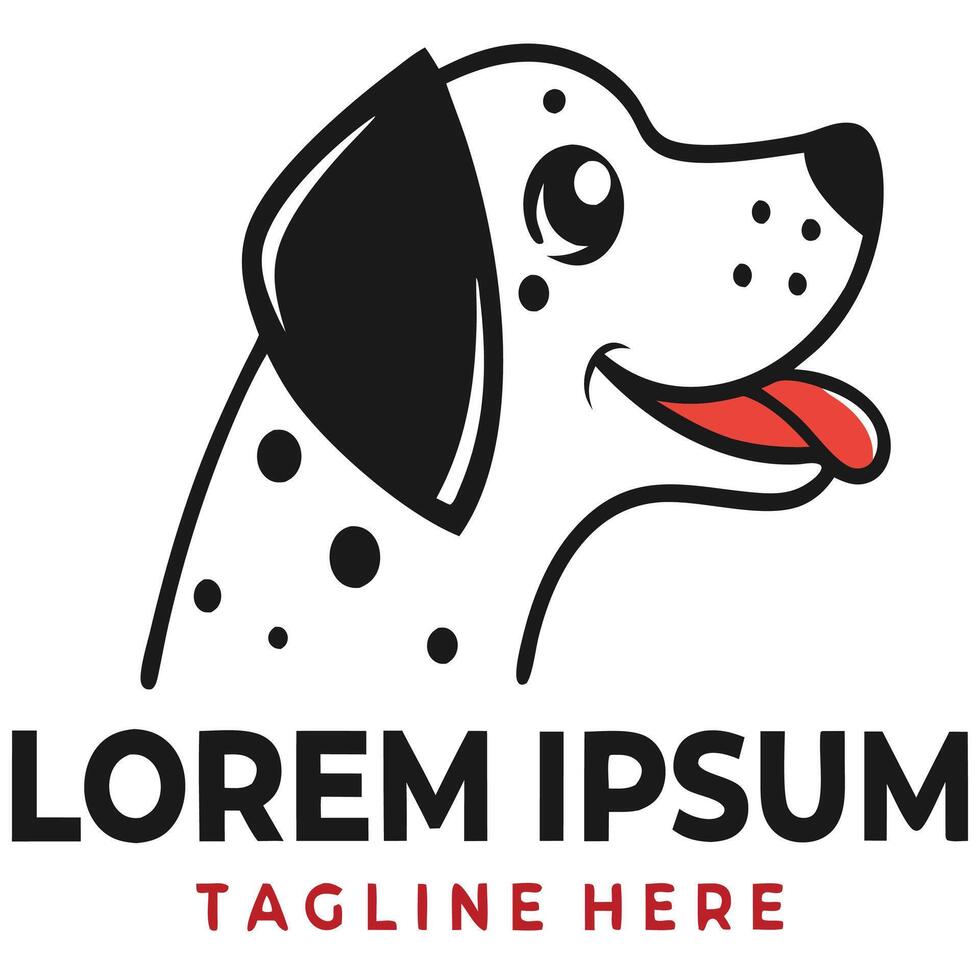 Creative Dog Logo Design. vector