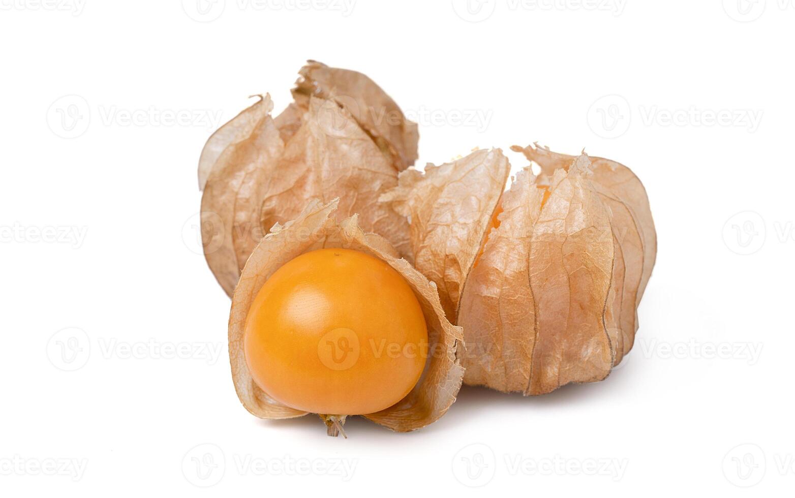Physalis berry isolated on white background. photo
