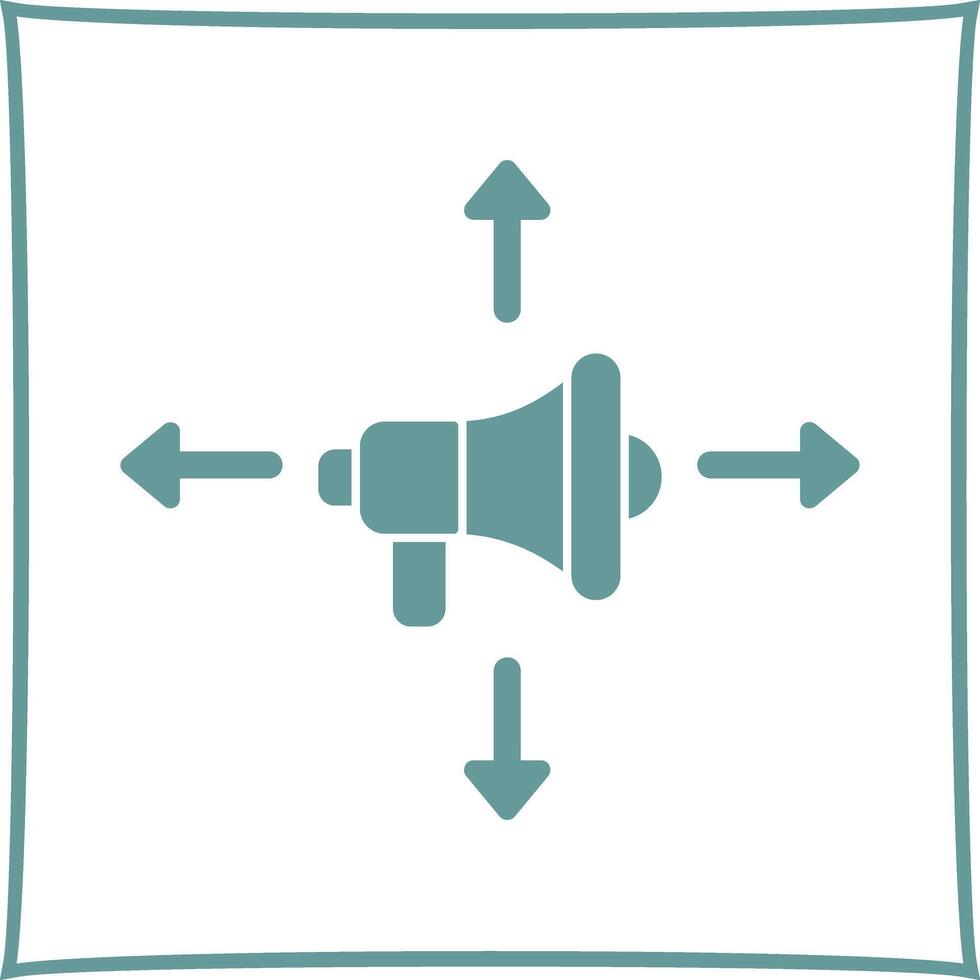 Ad Campaign Icon Design vector