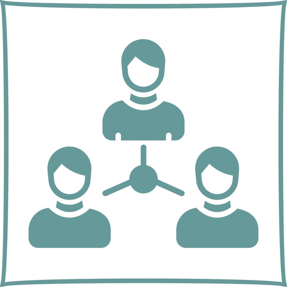 Employee Connection Icon Design vector
