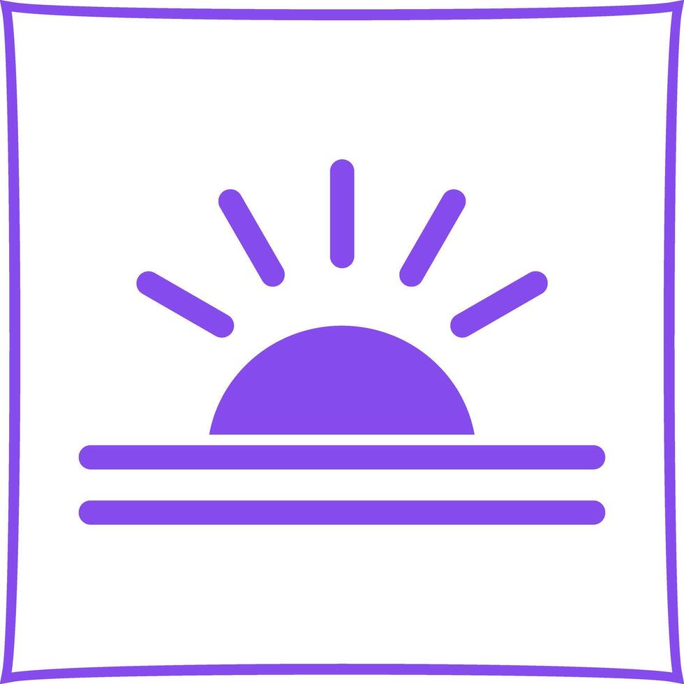 Sunrise Icon Design vector