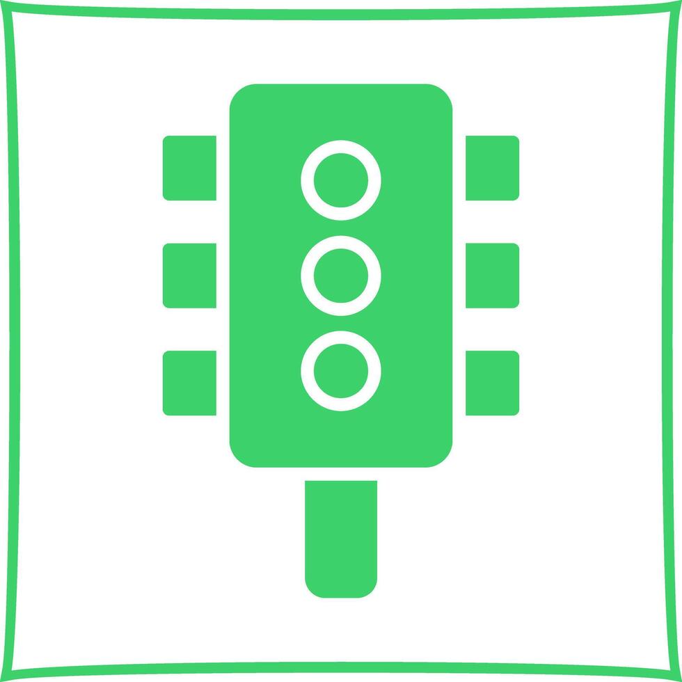Traffic Light Icon Design vector