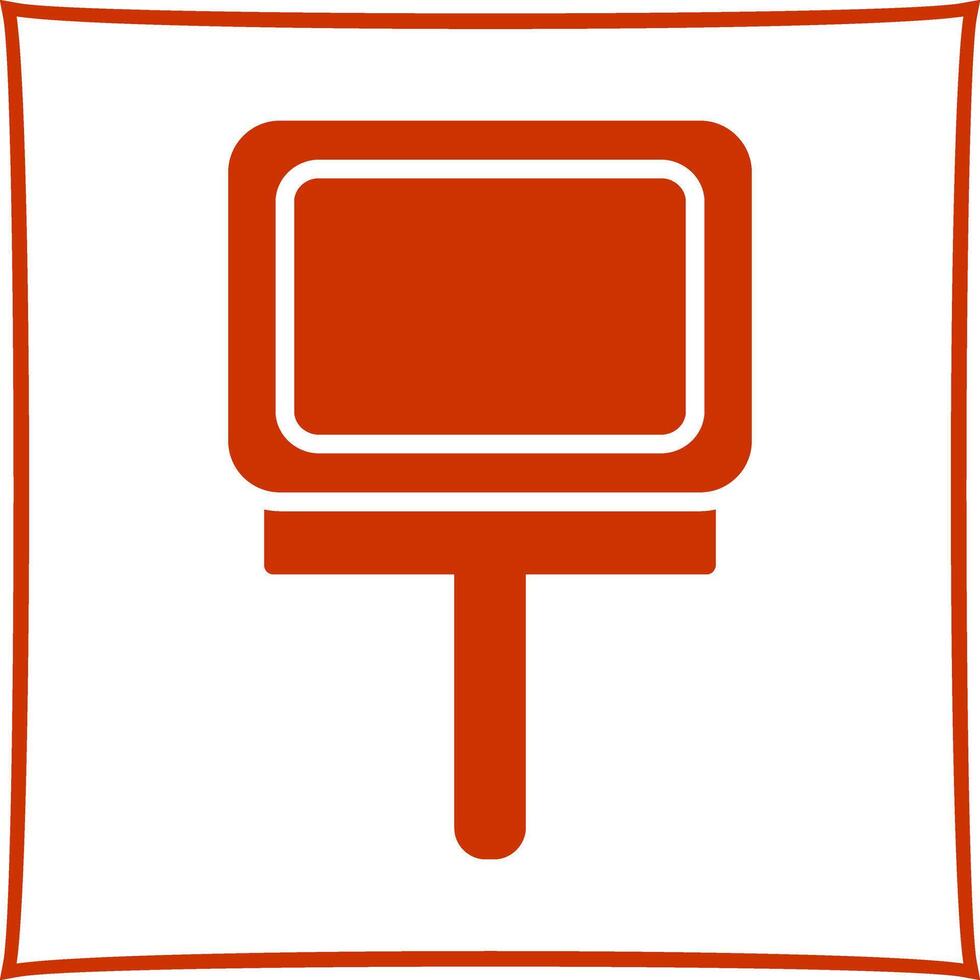 Billboard Icon Design vector