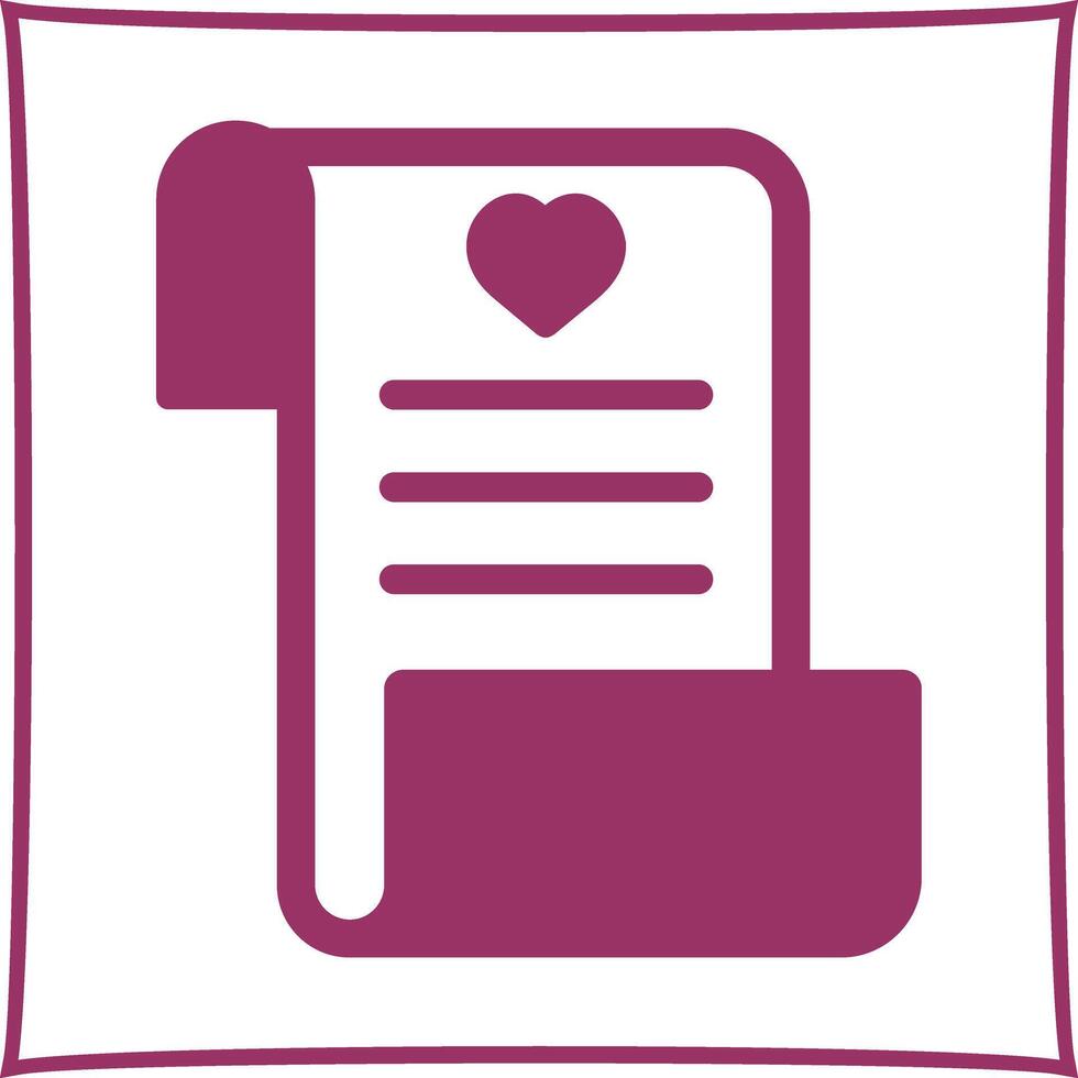Wishlist Icon Design vector