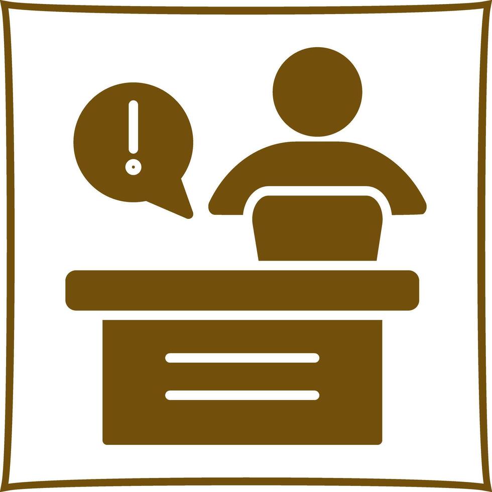 Service Desk Icon Design vector