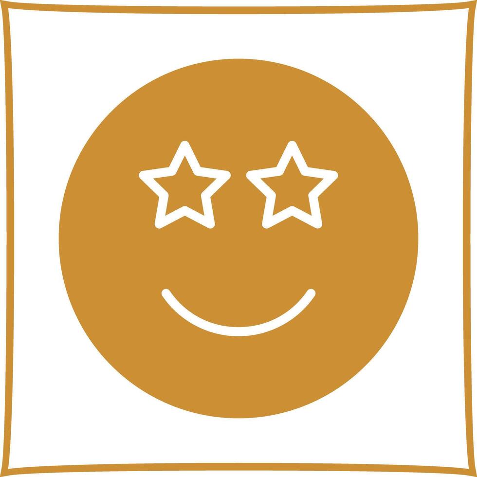 Star-Struck Icon Design vector