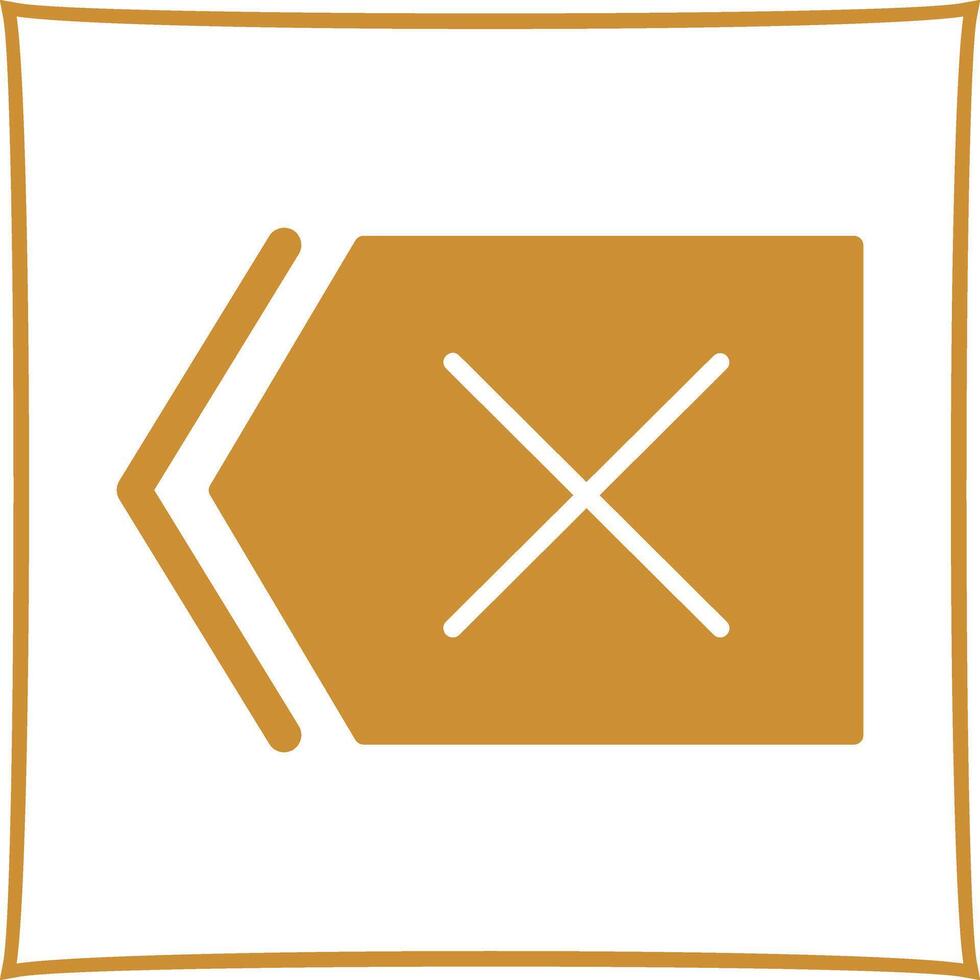 Delete Icon Design vector