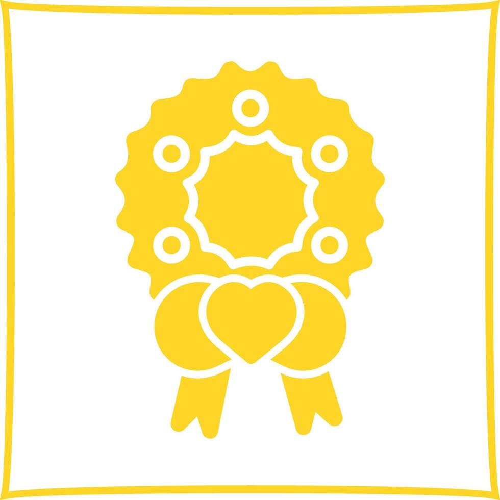 Wreath Icon Design vector