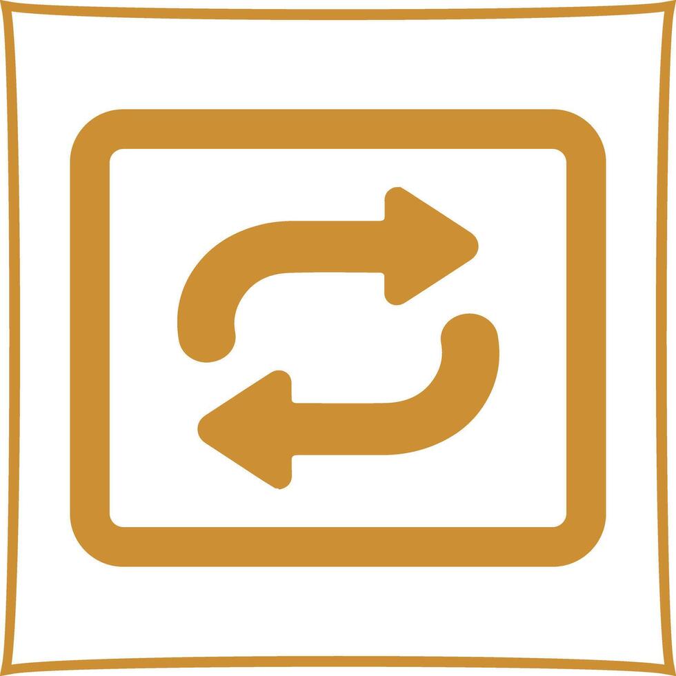 Repeat Button Icon Design vector
