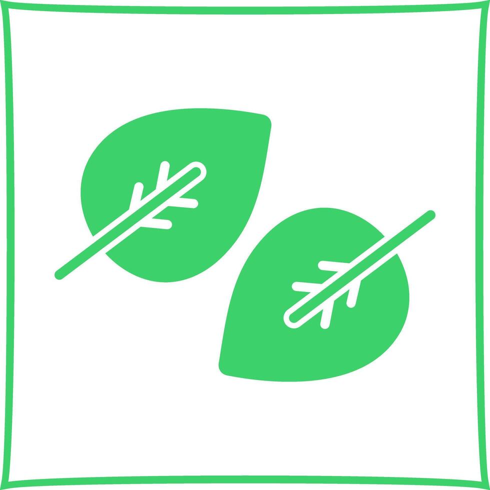 Fallen Leaf Icon Design vector