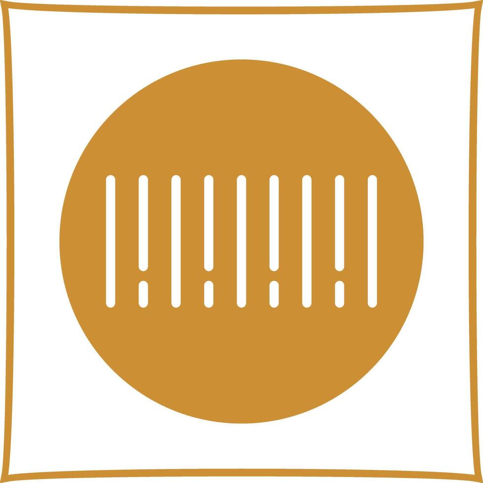 Barcode Sticker Icon Design vector