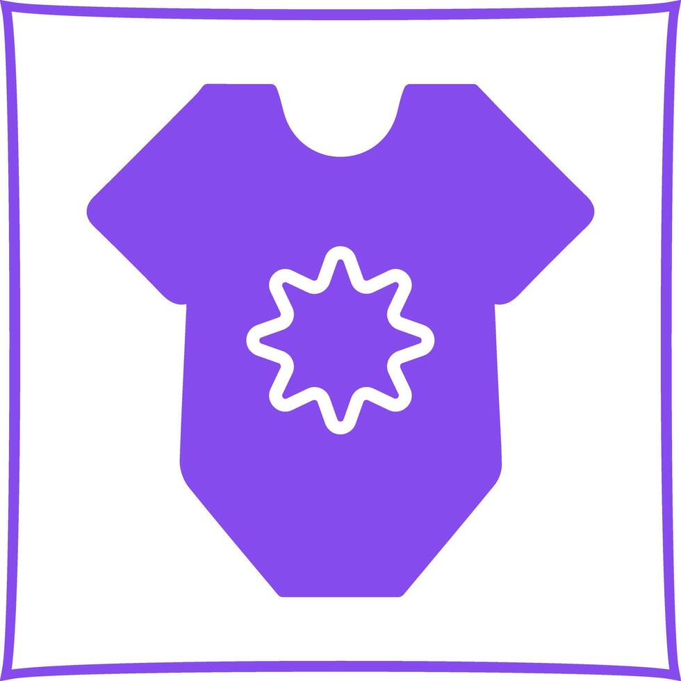 Adorable Onesies Icon Design vector