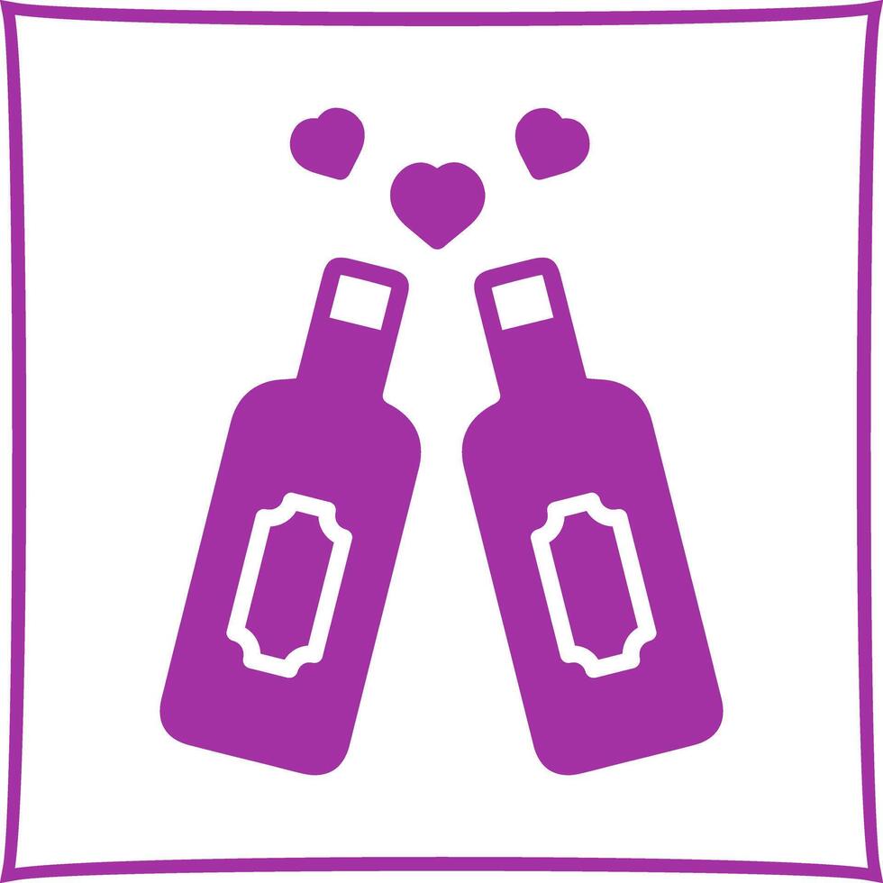 Wine Chill Icon Design vector