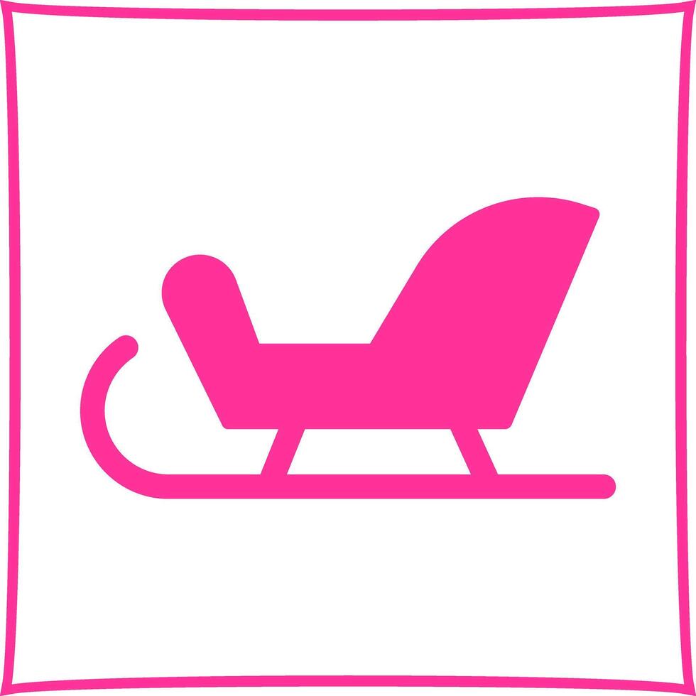Sleigh Icon Design vector
