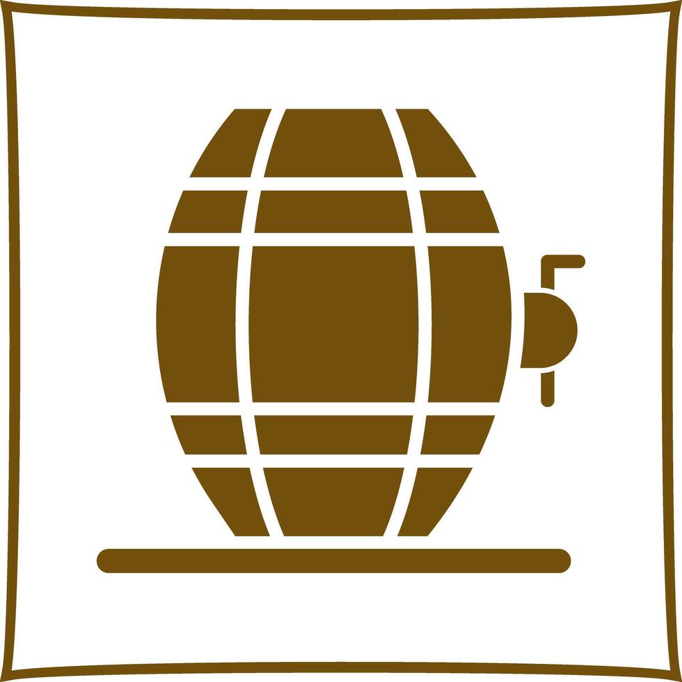 Wine Barrel Rack Icon Design vector