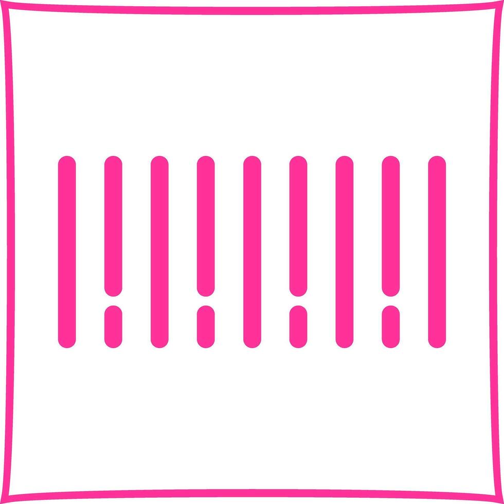 Barcode Icon Design vector