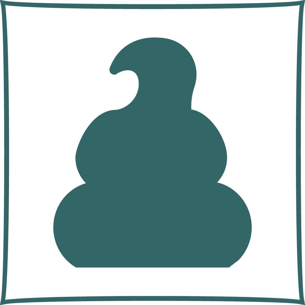 Pile of Poo Icon Design vector