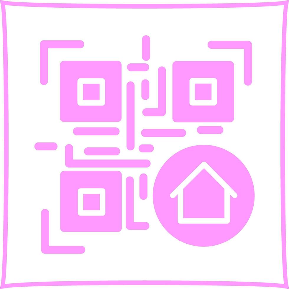 QR Code Menu Icon Design vector