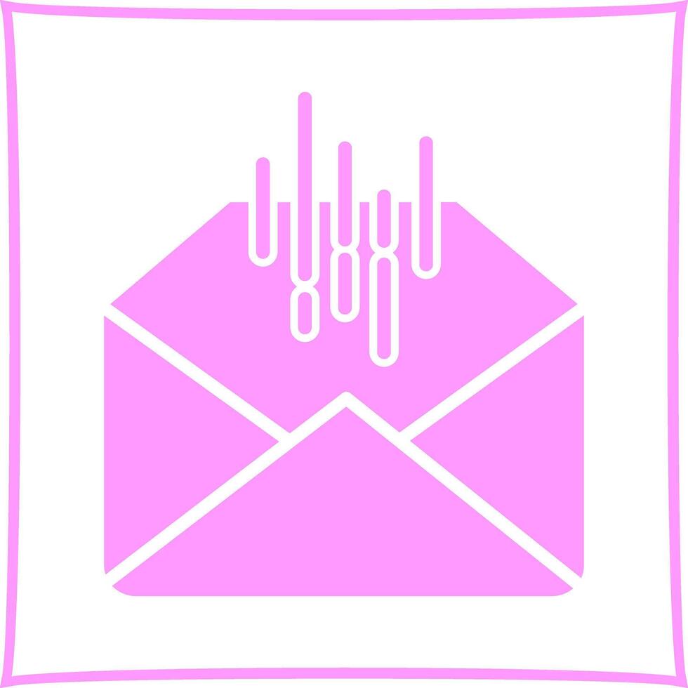 Mail Sorting Icon Design vector