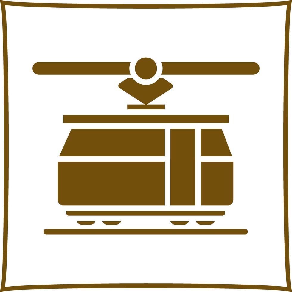 Tram Car Icon Design vector