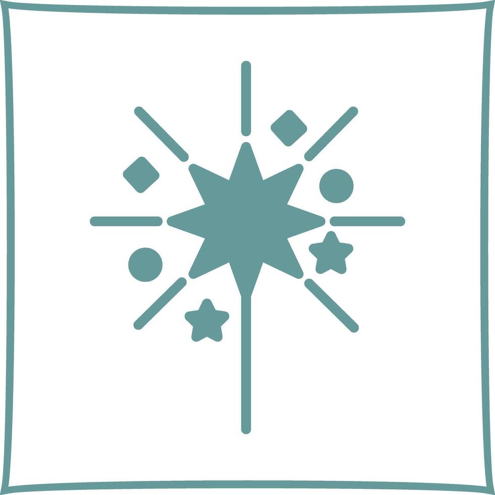 Sparklers Icon Design vector