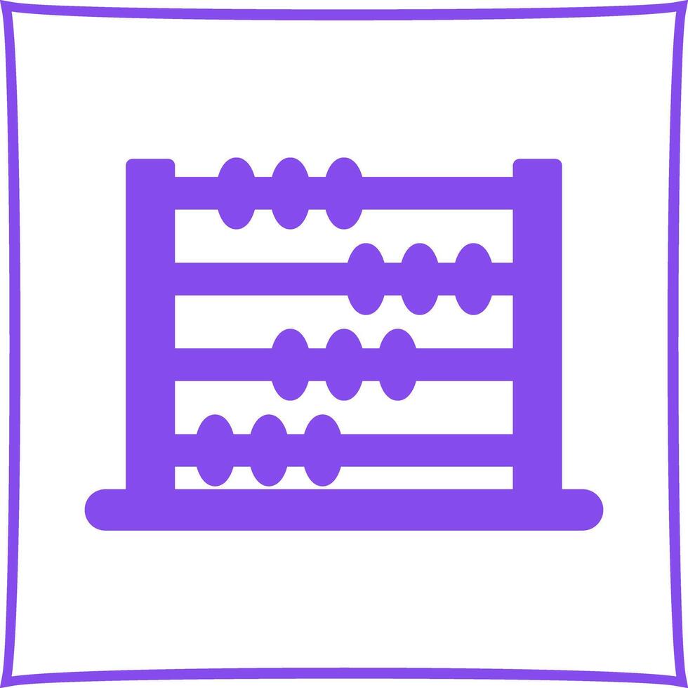 Abacus Icon Design vector