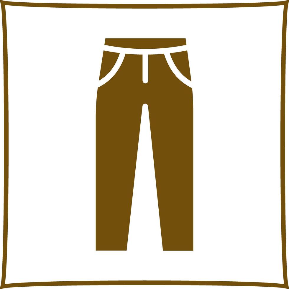 Pants Icon Design vector