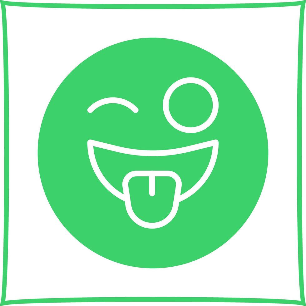 Zany Face Icon Design vector