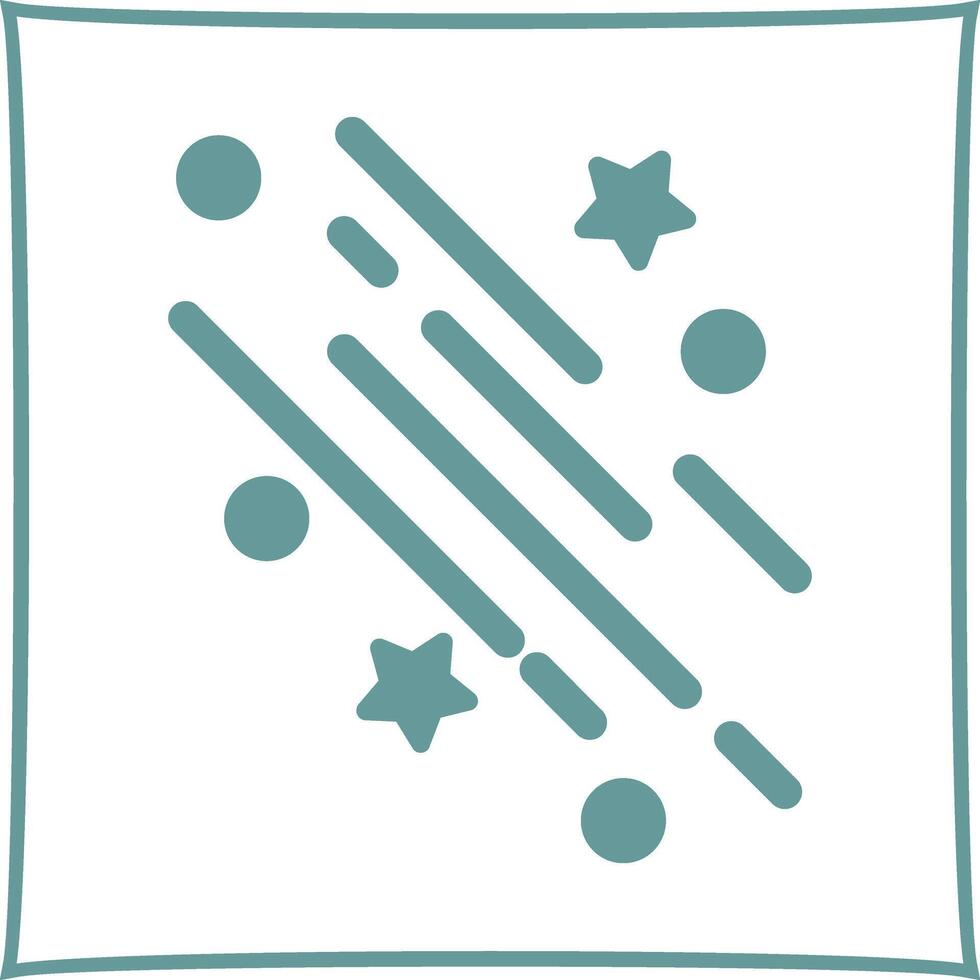 Party Streamers Icon Design vector