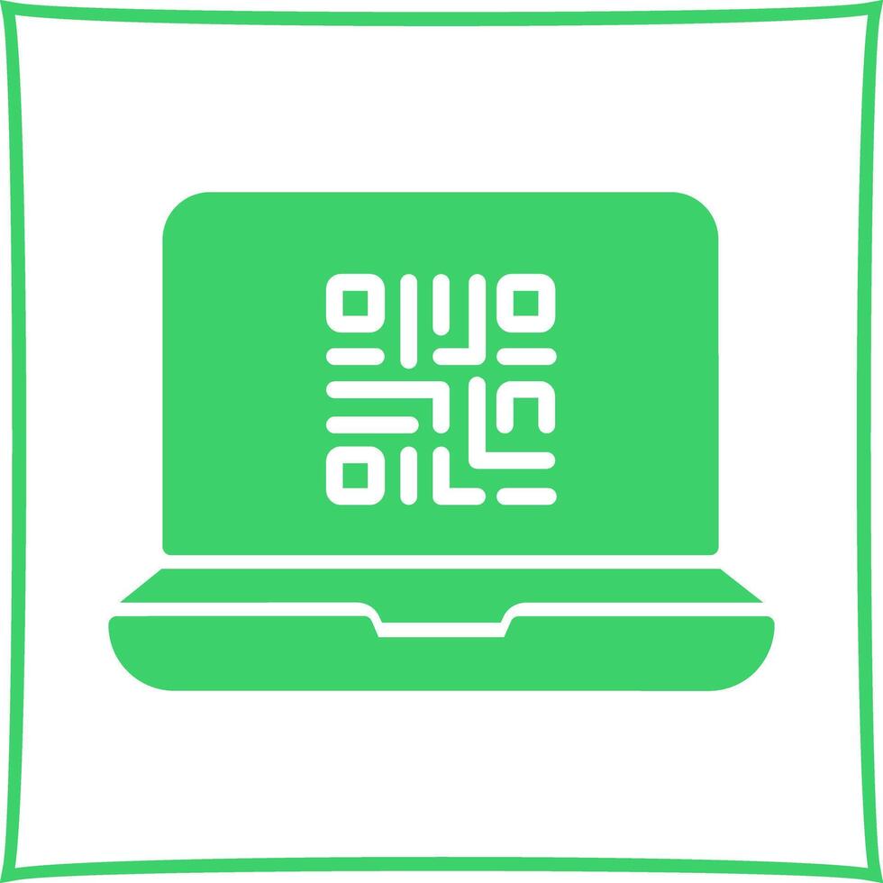 QR Code Scanner App Icon Design vector